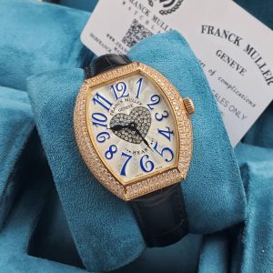 Franck Muller with black leather